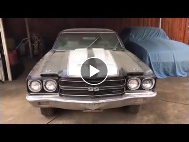 Holy Grail Tuxedo Black 1970 Chevelle SS454 M22 LS6 Found Hidden In Te