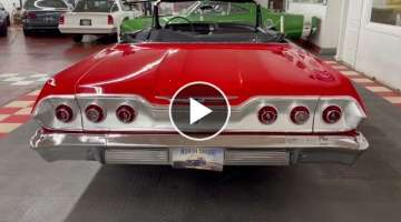 1963 Chevrolet Impala Convertible - Nicely restored Convertible