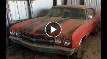 KING OF THE MUSCLE CARS!!! Barn Find 1970 Chevelle SS454 LS6 M22 IN ST. LOUIS!!!